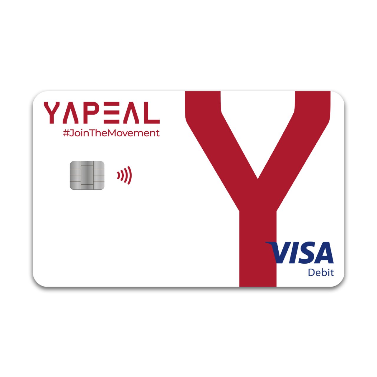 YAPEAL Debit Karte mit VISA Logo
