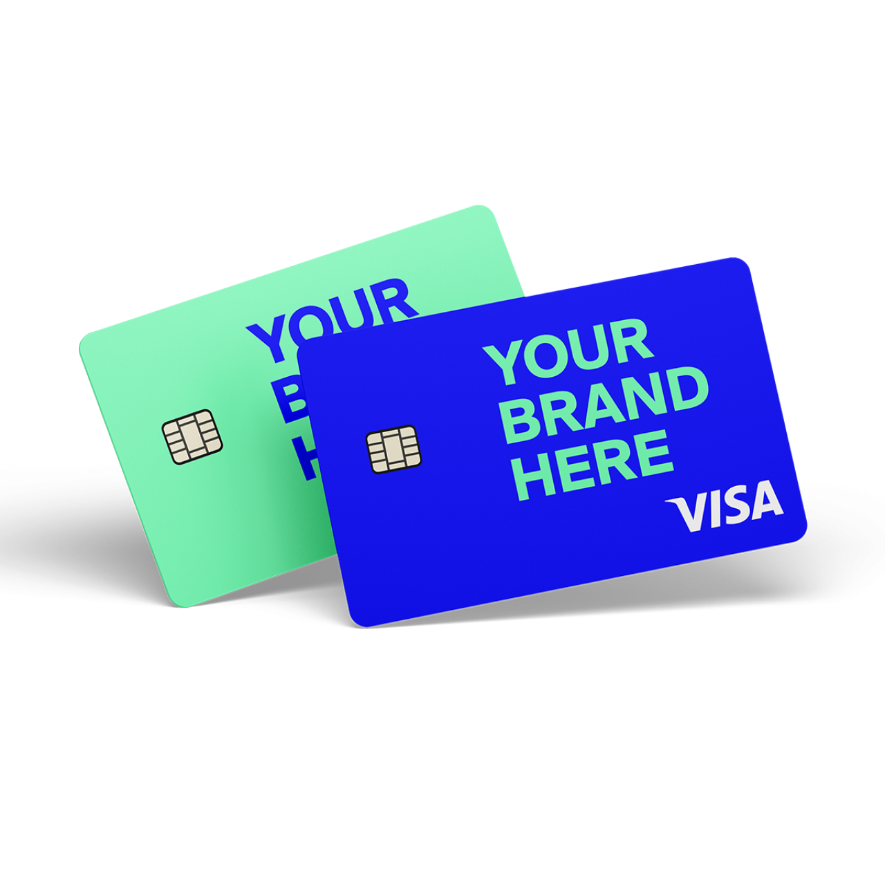 your brand here, eine eigen VISA Debitkarte mit deinem Brand