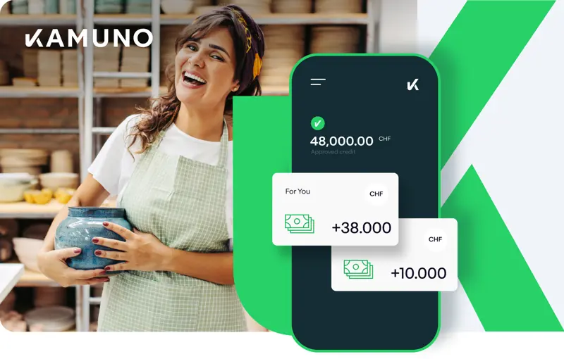 Overview credits from Kamuno for a Swiss business